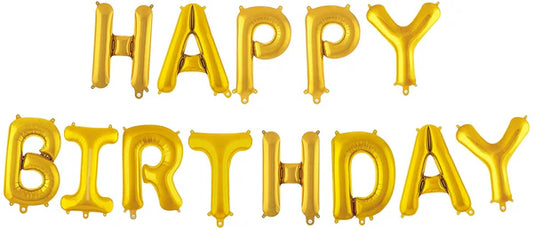 HAPPY BIRTHDAY FOIL BALLOONS SET