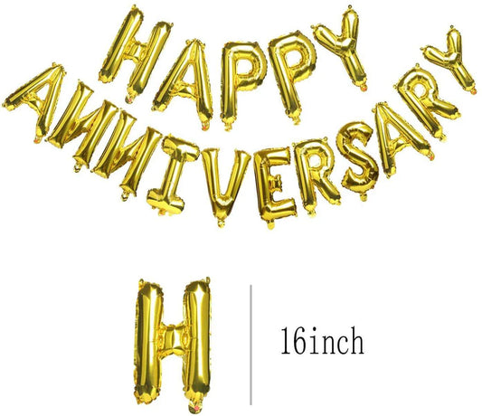 Happy Anniversary Foil Balloon