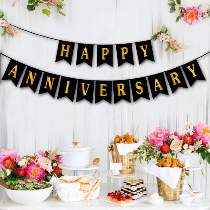 Happy Anniversary Card Banner