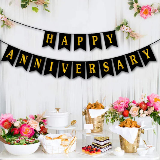 Happy Anniversary Card Banner