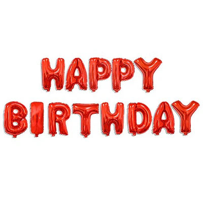 HAPPY BIRTHDAY FOIL BALLOONS SET