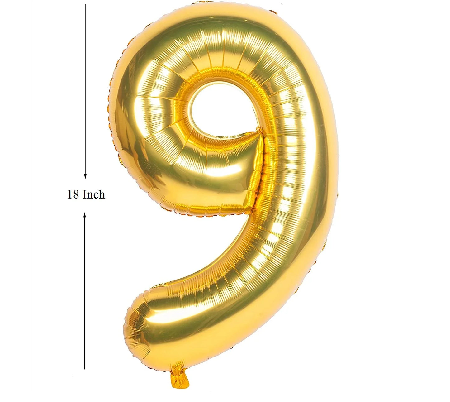 Number Foil 16"-18" Golden
