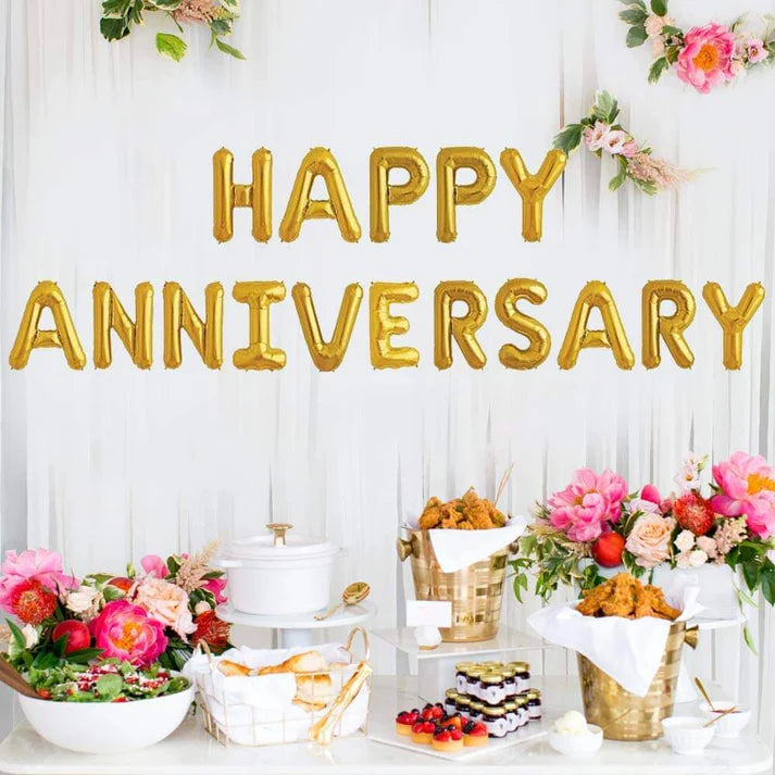 Happy Anniversary Foil Balloon