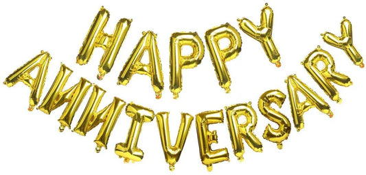 Happy Anniversary Foil Balloon