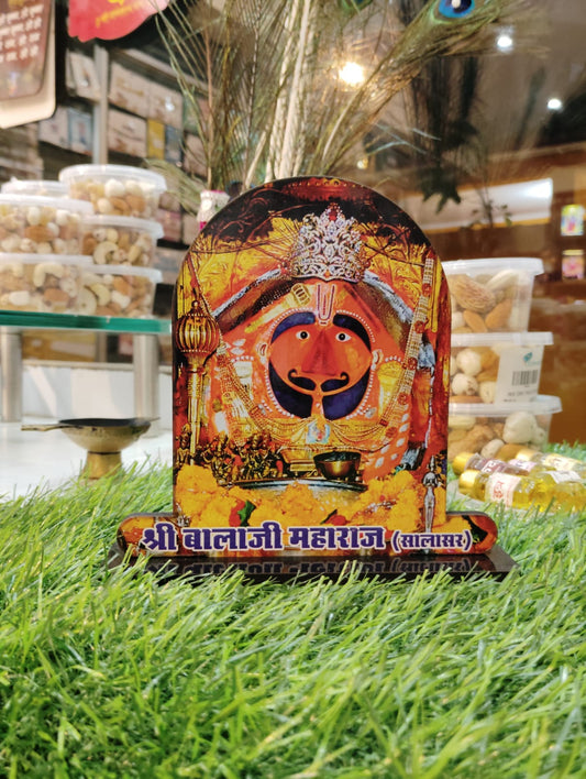 Salasar Balaji MDF Photo Standee – Bless Your Home with Hanuman Ji’s Grace
