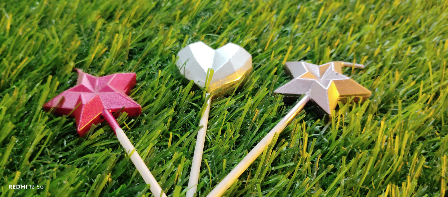 Star and Heart Candle (Set of 3)