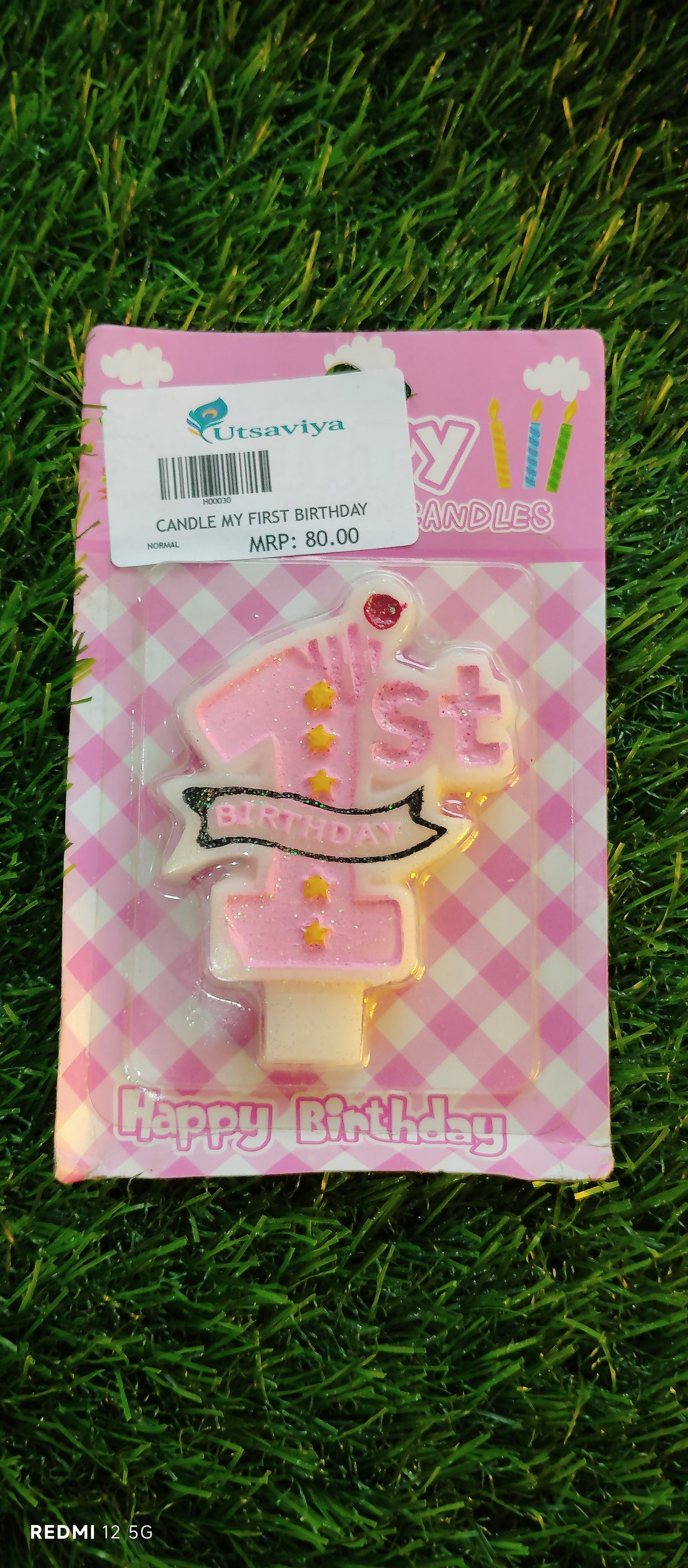 My First Birthday Candle